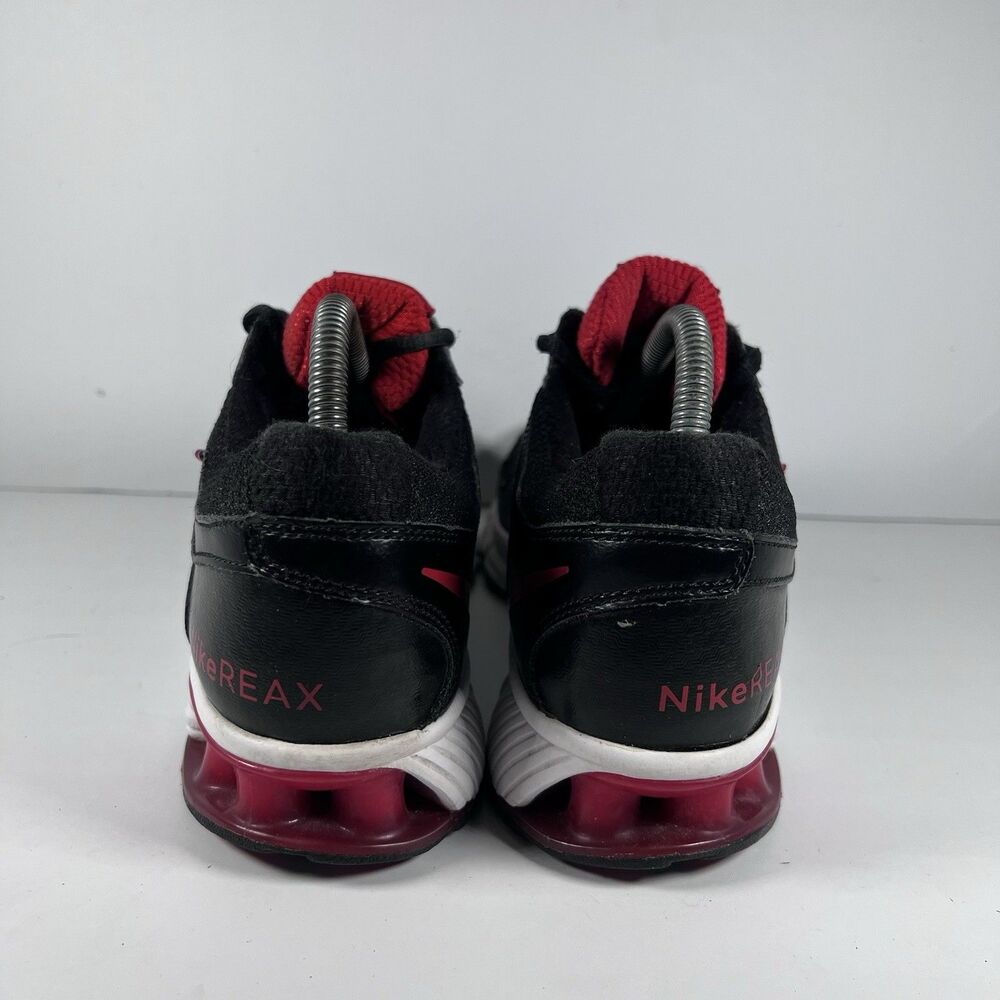 Nike Reax Rocket Lace Up Athletic Shoes Sneakers Black/Red 2010 Men's Size 9 - Picture 4 of 8